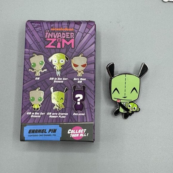 Invader Zim GIR w/ MONKEY Blind Box Pin Hot Topic Exclusive New Open Box - Picture 1 of 3